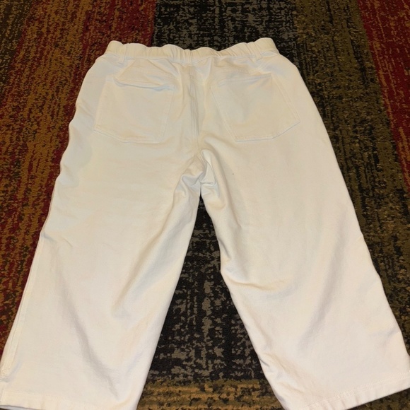 Denim & co size 10 white crop pants excellent condition - Picture 4 of 7